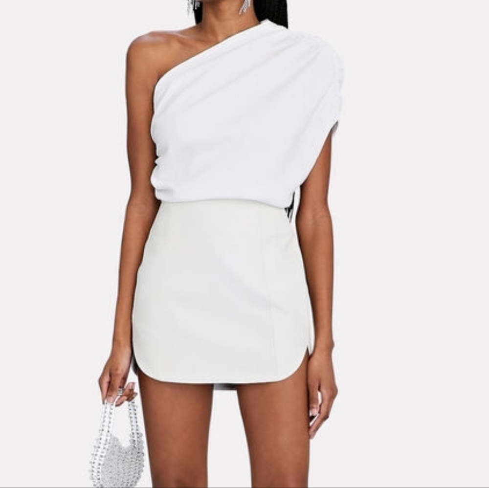 THE SEI Draped Asymmetric Ruched Top 10